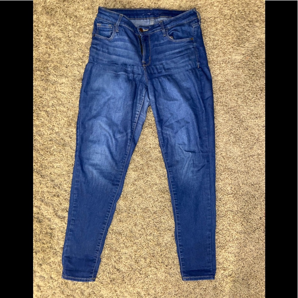 Old Navy Bright Blue Skinny Jeans